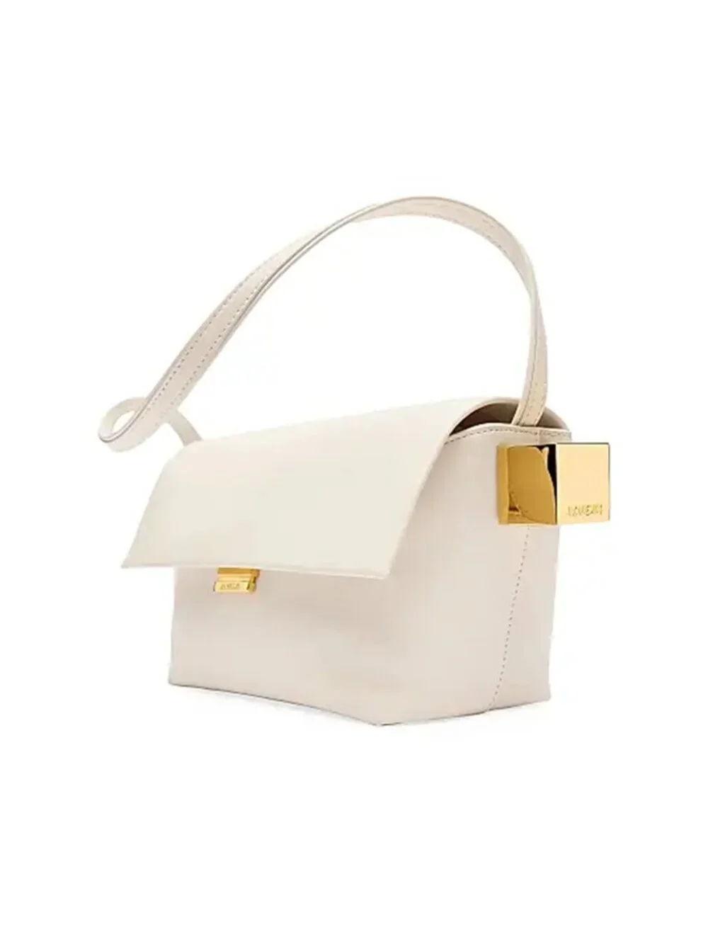 NWT Jacquemus Le Rond Carré Leather Shoulder Bag - Picture 2 of 14